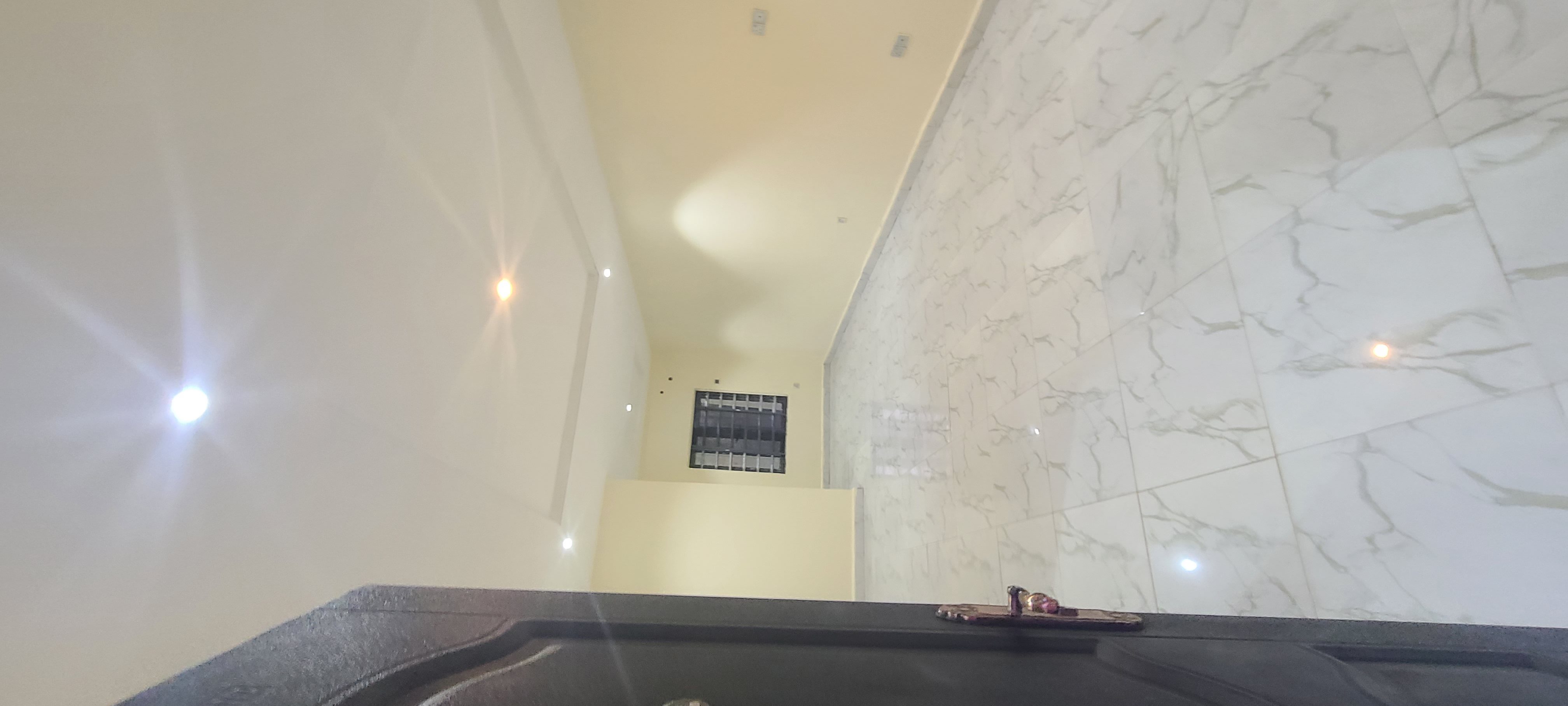 Interior marble staircase and finishing